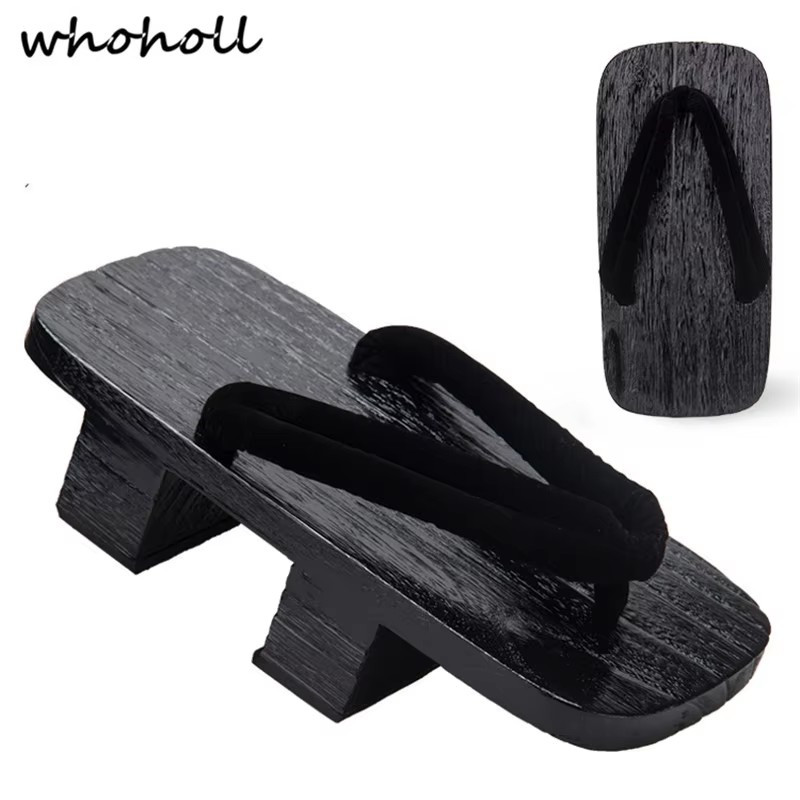 Geta Wooden Sandal - Whoholl Jiraiya Cosplay japonais Kimono Geta