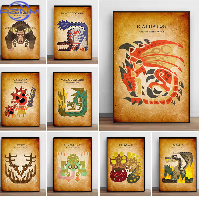 Japanese Lifestyle Game - AZNM Tableau mural vintage animé sur