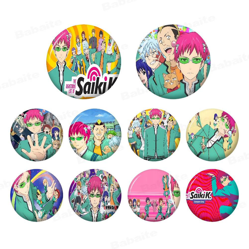 Japanese Lifestyle Anime - Broches photo créatives Saiki K Disasterus