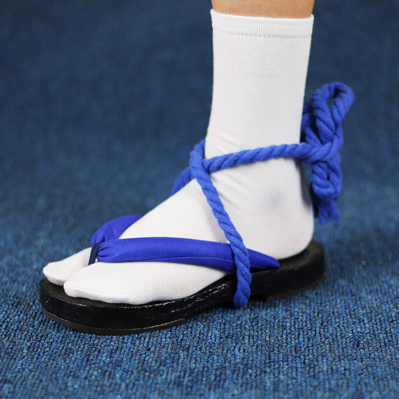 Sandales Geta à lanières bleue - Geta Wooden Sandal avis et prix