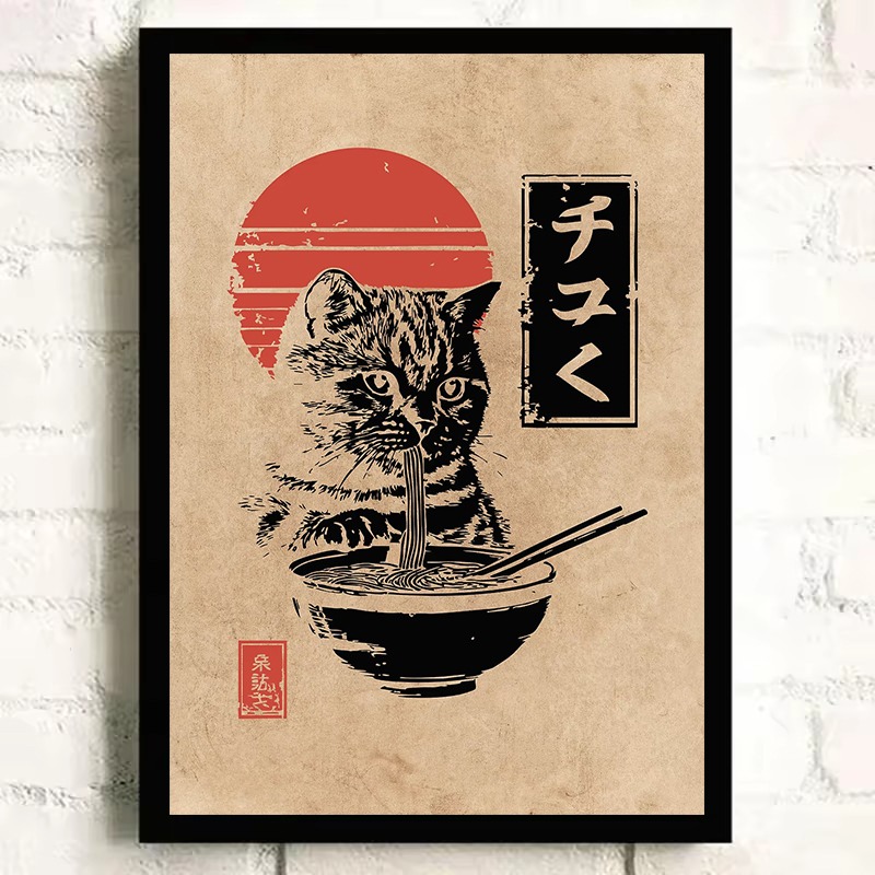 Affiche sur toile vintage japo - Japanese Lifestyle Home avis et prix