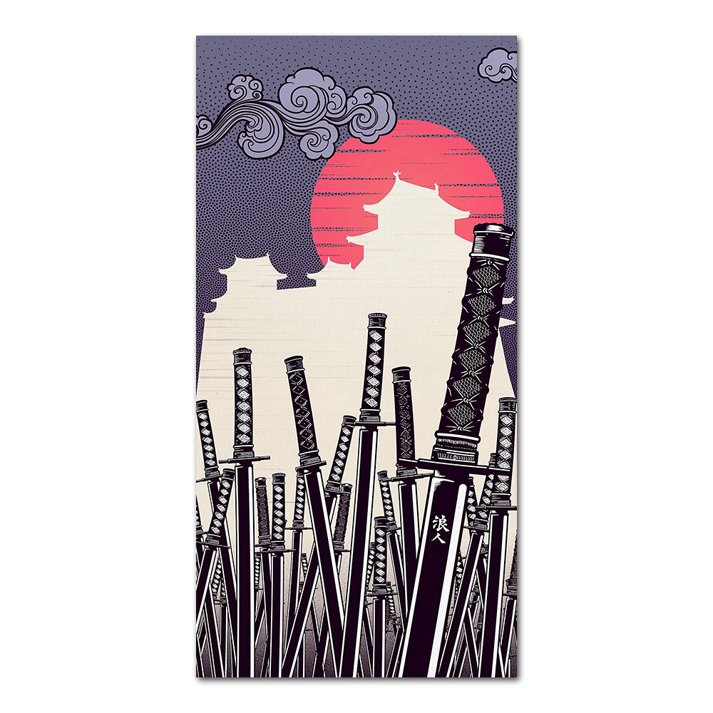 Toile de peinture Katana japon - Japanese Lifestyle Home avis et prix