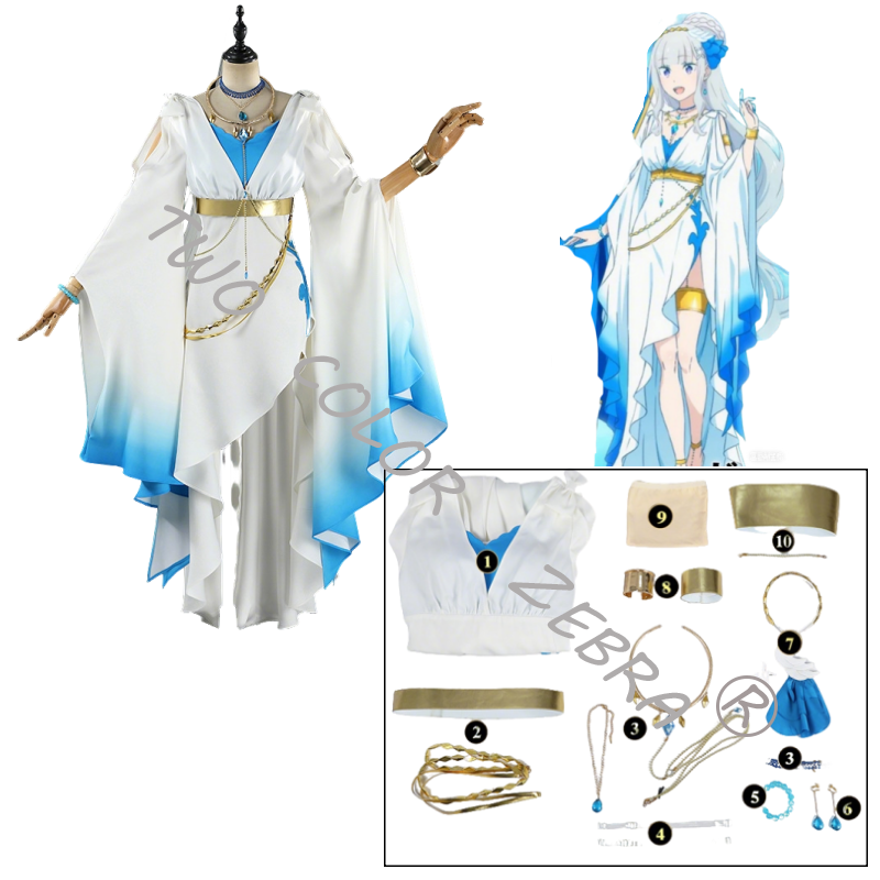 Costume de cosplay Emilia de R - Japanese Lifestyle Anime avis et prix