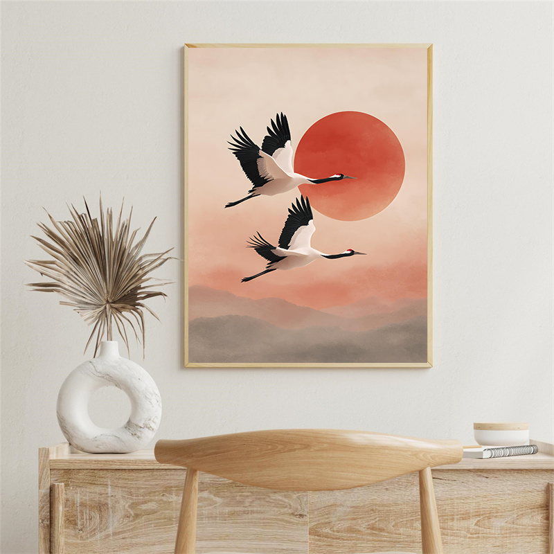 Affiches d'art vintage avec gr - Japanese Lifestyle Home avis et prix