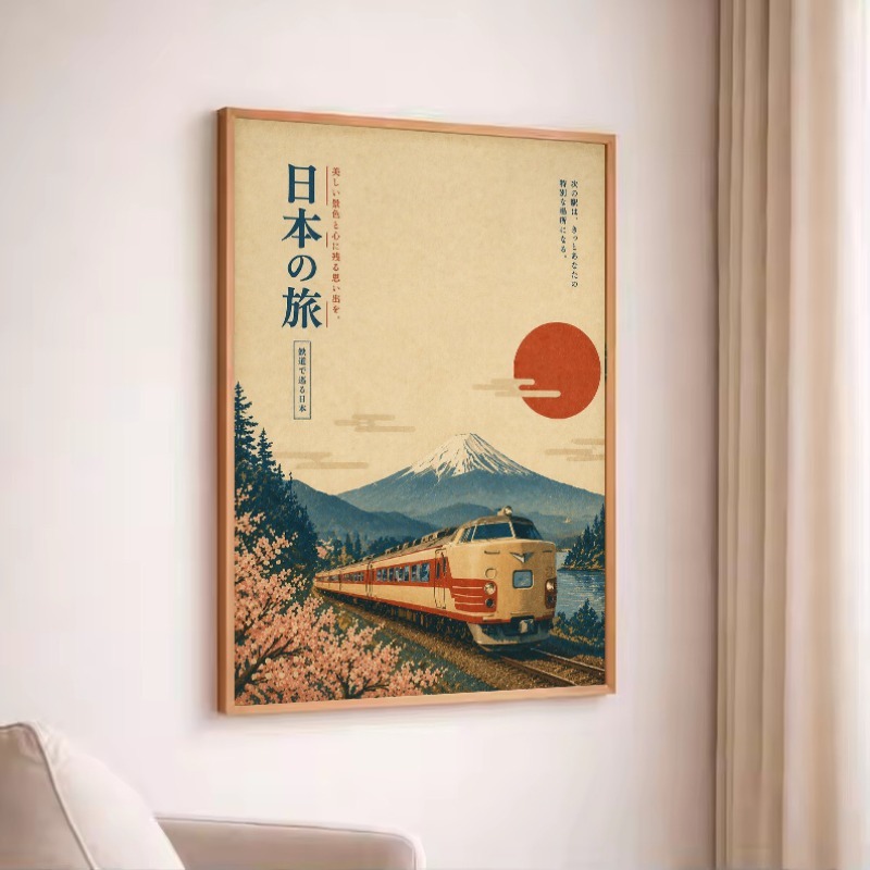Affiche sur toile vintage japo - Japanese Lifestyle Game avis et prix