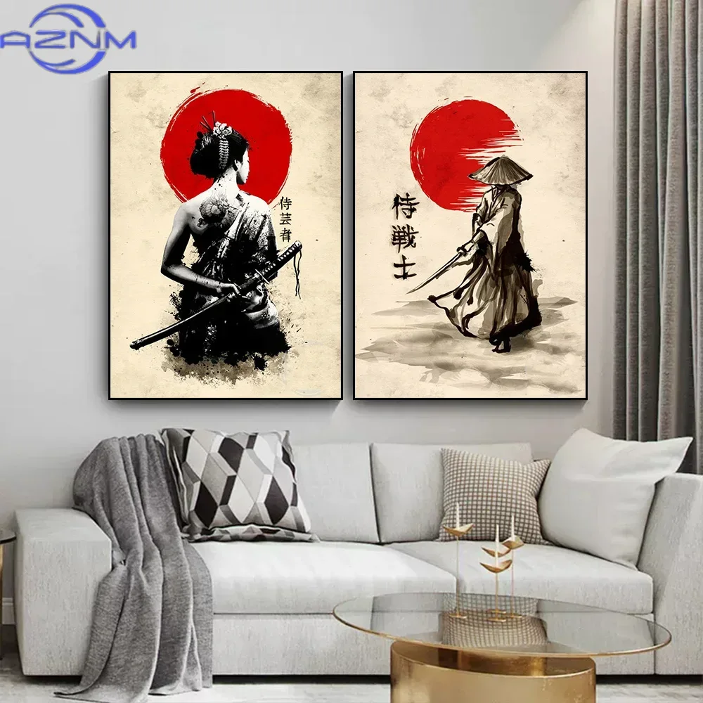 AZNM – peinture sur toile, aff - Japanese Lifestyle Home avis et prix
