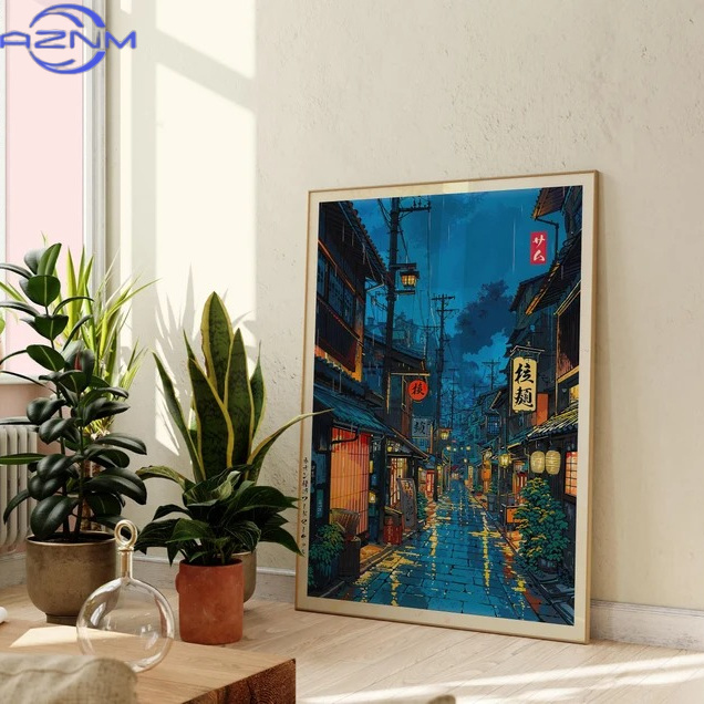 AZNM Impression sur toile de d - Japanese Lifestyle Anime avis et prix