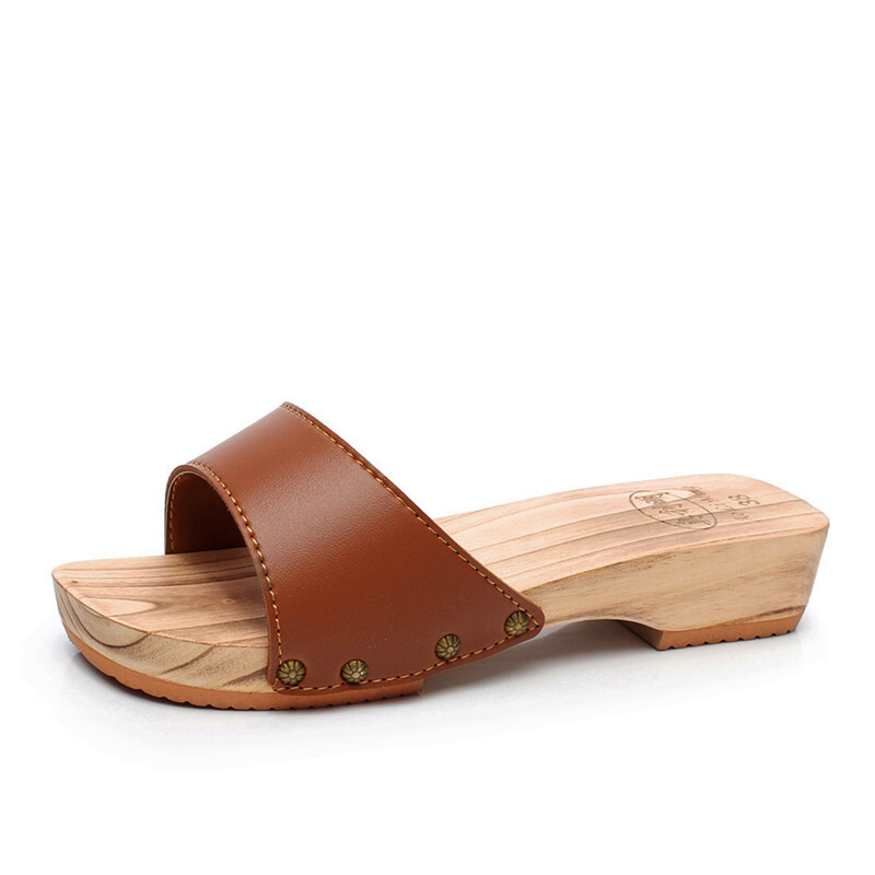 Pantoufles d'été en bois pour  - Geta Wooden Sandal avis et prix