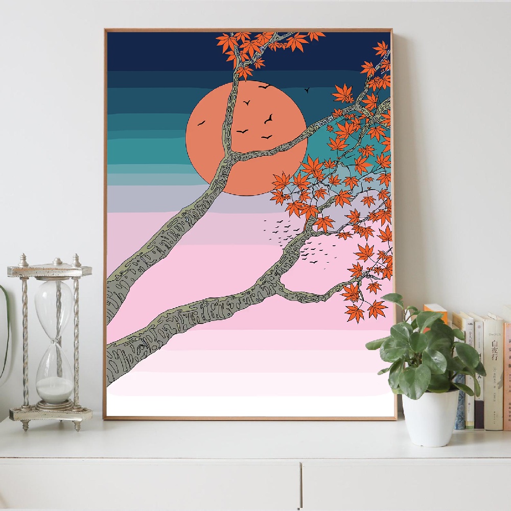 Peinture sur toile de style ja - Japanese Lifestyle Home avis et prix